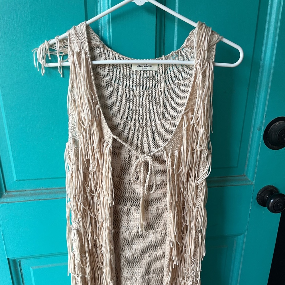 Miss Charm from Paris Fringe Vest